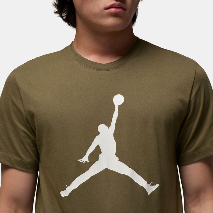Jordan Men's Jumpman Crew T-Shirt Green Jordan Men's Jumpman Crew T-Shirt Green image number 4