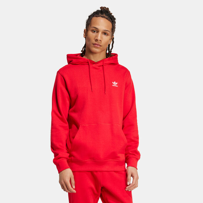 adidas Originals Men's Trefoil Essentials Hoodie Red image number 0