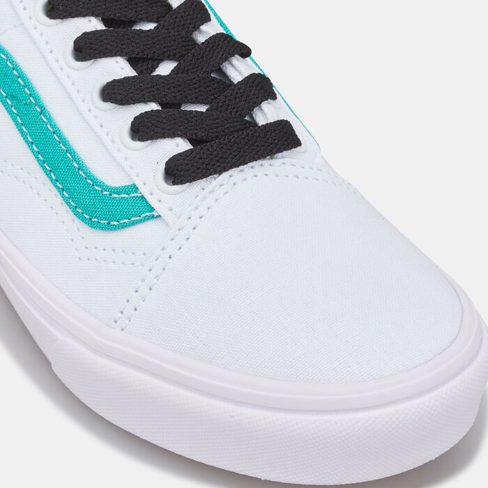 Vans Kids' Fluro Comfycush Old Skool Unisex Shoe White Vans Kids' Fluro Comfycush Old Skool Unisex Shoe White image number 4