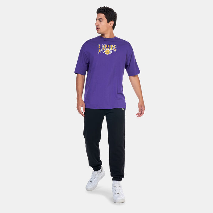 New Era Men's NBA Los Angeles Lakers Championship T-Shirt Purple New Era Men's NBA Los Angeles Lakers Championship T-Shirt Purple image number 2