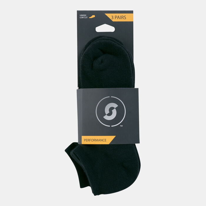 Dropkick Men's Sports Ankle Socks (3 Pairs) Black Dropkick Men's Sports Ankle Socks (3 Pairs) Black image number 2