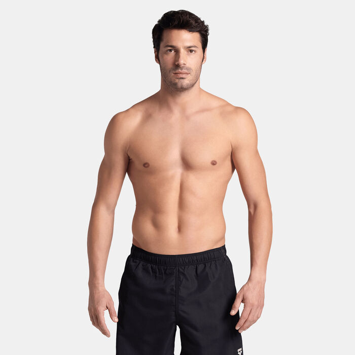 Arena Men's Fundamentals Boxer Swimming Shorts Black Arena Men's Fundamentals Boxer Swimming Shorts Black image number 0