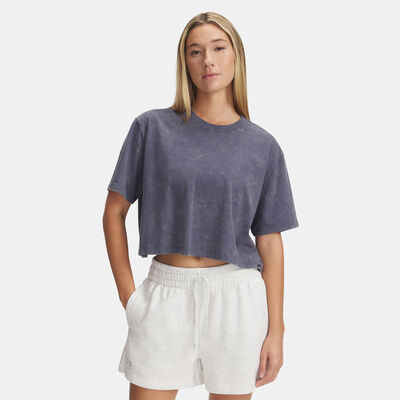 Under Armour Women's Rival Wash T-Shirt Grey