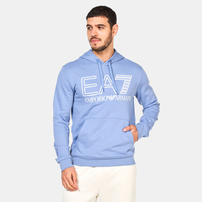 EA7 Emporio Armani Men's Logo Pack Hoodie Blue EA7 Emporio Armani Men's Logo Pack Hoodie Blue image number 0