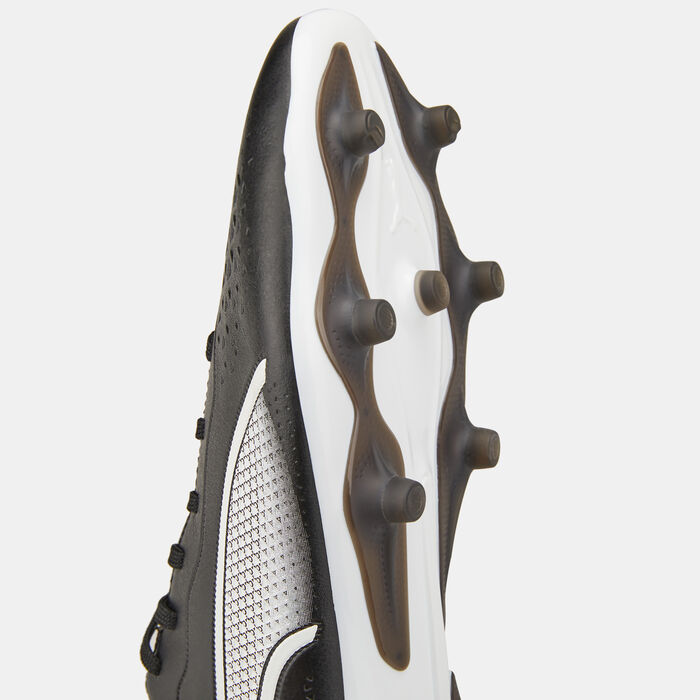 PUMA Men's King Match Firm Ground/Artificial Ground Football Shoes Black image number 4