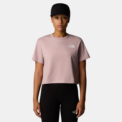 The North Face Women&rsquo;s Simple Dome Crop Top Pink