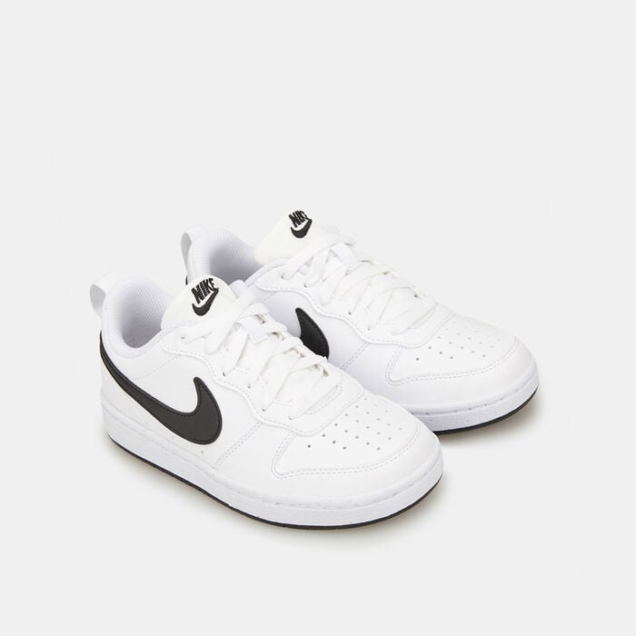 Nike Kids' Court Borough Low Recraft Shoes White Nike Kids' Court Borough Low Recraft Shoes White image number 1