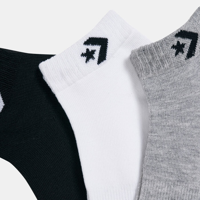 Converse Star Chevron Logo Socks (3 Pack) Multi-Color Converse Star Chevron Logo Socks (3 Pack) Multi-Color image number 1