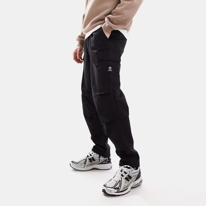 Timberland Men's Woven Badge Ripstop Cargo Pants Black Timberland Men's Woven Badge Ripstop Cargo Pants Black image number 2
