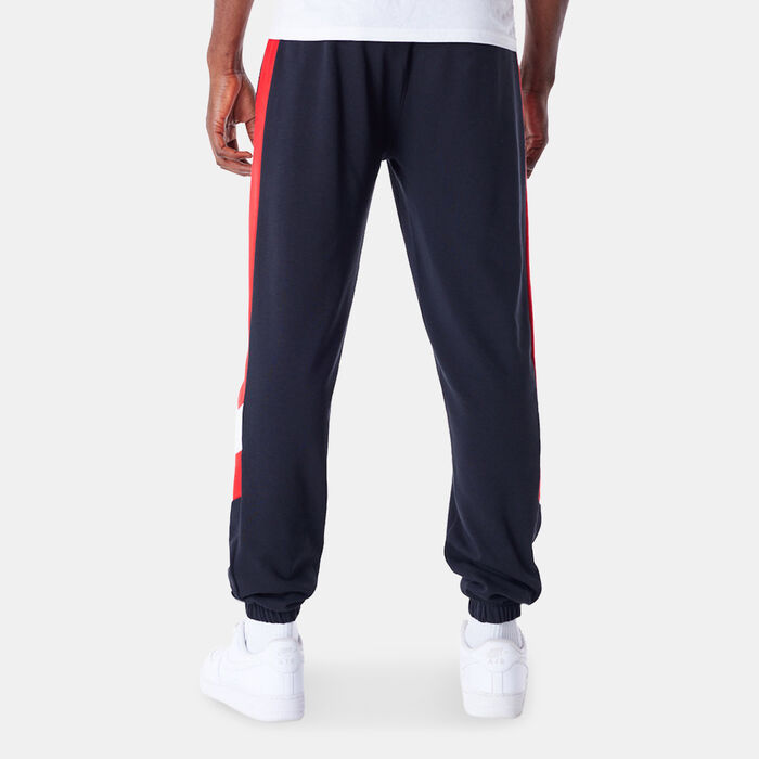 New Era Men's NBA Chicago Bulls Panel Fleece Sweatpants Black New Era Men's NBA Chicago Bulls Panel Fleece Sweatpants Black image number 1