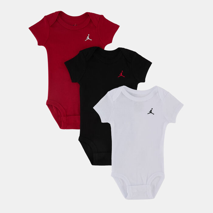Jordan Kids' Everyday Essentials Bodysuits (3 Pack) Red Jordan Kids' Everyday Essentials Bodysuits (3 Pack) Red image number 0
