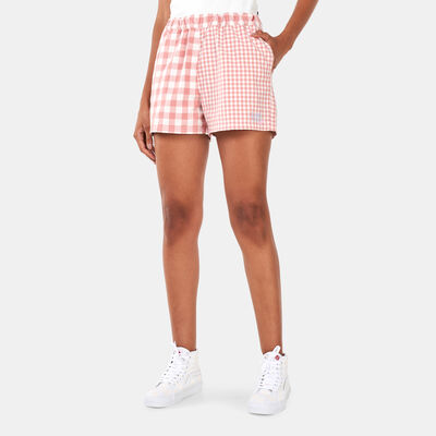 Vans Women's Mixed Up Gingham Shorts Pink Vans Women's Mixed Up Gingham Shorts Pink