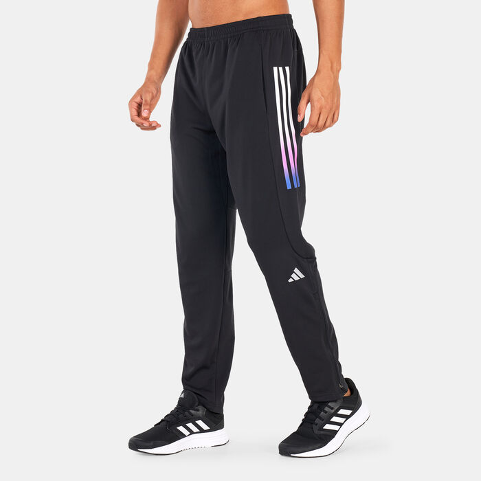 adidas Men's Run Icons 3-Stripes Pants Black adidas Men's Run Icons 3-Stripes Pants Black image number 0