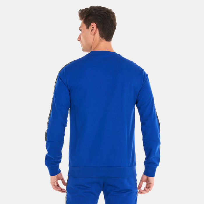 EA7 Emporio Armani Men's Train Logo Series Sweatshirt Blue EA7 Emporio Armani Men's Train Logo Series Sweatshirt Blue image number 1