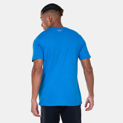 Under Armour Men's Big Logo Fill T-Shirt Blue