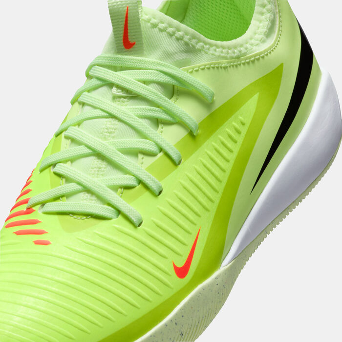 Nike Kids' Phantom 6 Low Academy Indoor Court Football Shoes Orange image number 4