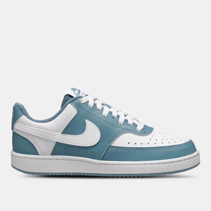 Nike Women's Court Vision Low Next Nature Shoes Blue Nike Women's Court Vision Low Next Nature Shoes Blue image number 0