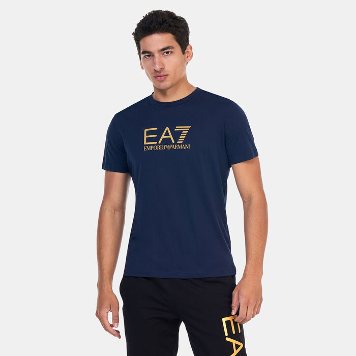 EA7 Emporio Armani Men's Lux Identity T-Shirt Grey EA7 Emporio Armani Men's Lux Identity T-Shirt Grey image number 0