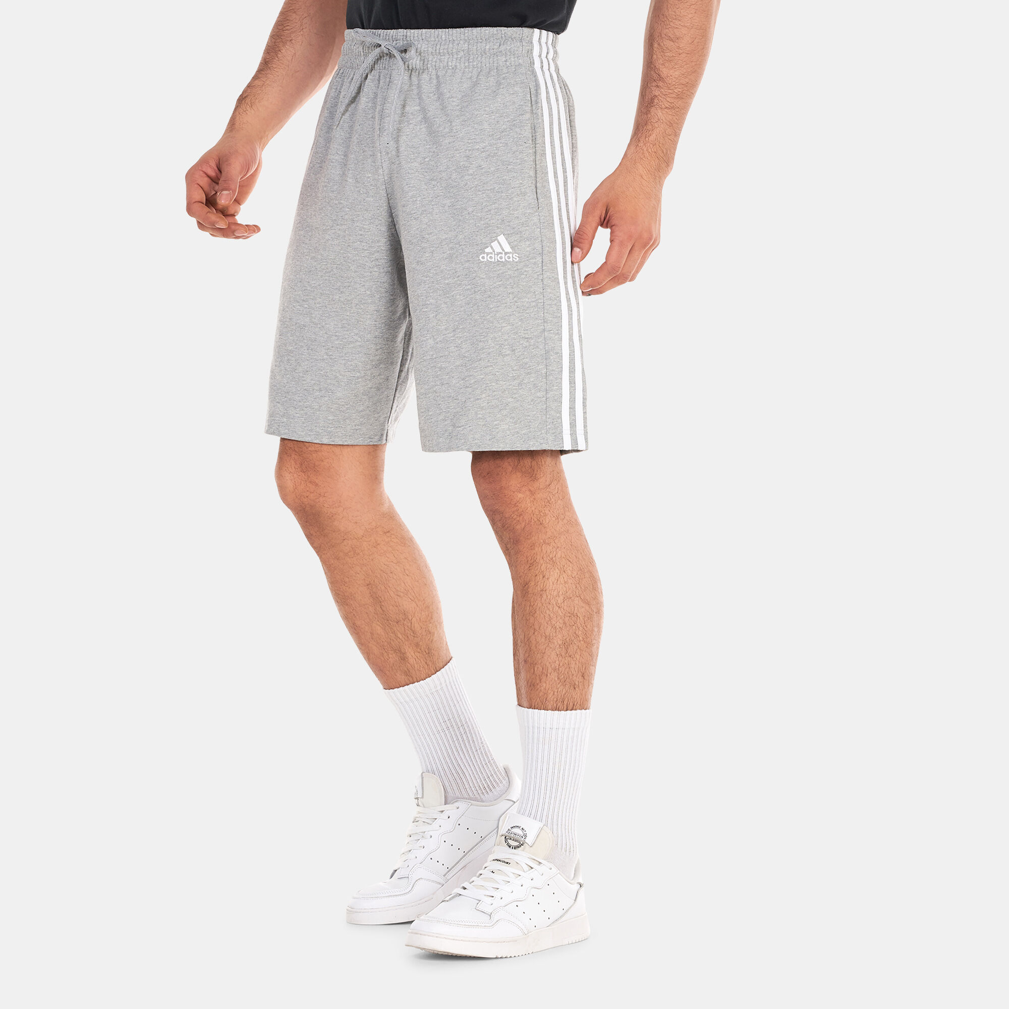 Adidas shorts grey mens hotsell