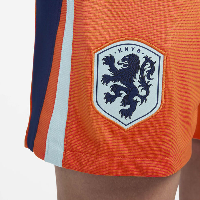 Nike Men's Netherlands 2024 Stadium Home Dri-FIT Football Replica Shorts Orange Nike Men's Netherlands 2024 Stadium Home Dri-FIT Football Replica Shorts Orange image number 5