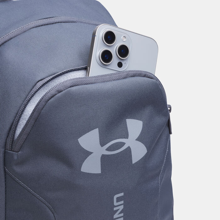 Under Armour Hustle Lite Backpack Grey Under Armour Hustle Lite Backpack Grey image number 3