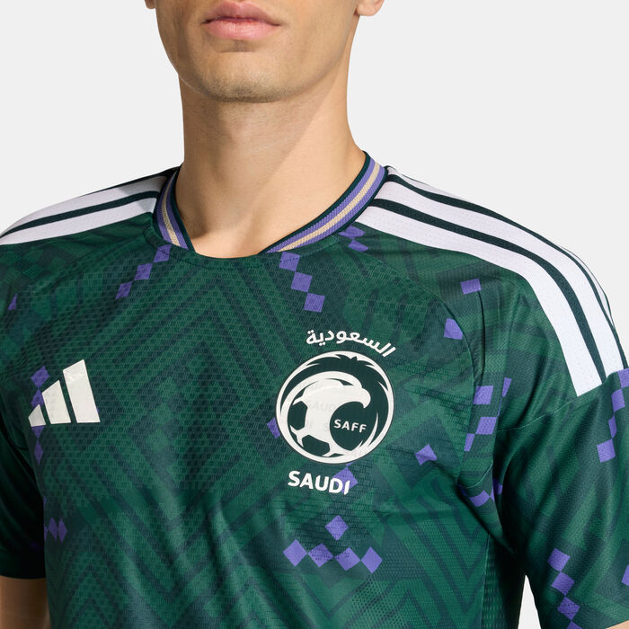 adidas Men's Saudi Arabia 26 Authentic Football Jersey Green image number 5