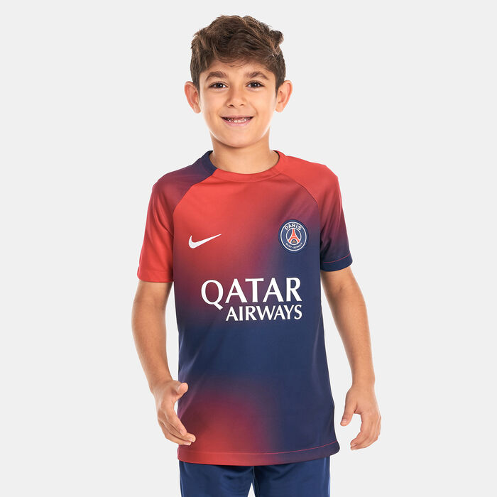 Nike Kids' Paris Saint-Germain Dri-FIT Top Blue image number 0