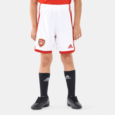 adidas Kids' Arsenal F.C. Home Football Shorts - 2022/23 White adidas Kids' Arsenal F.C. Home Football Shorts - 2022/23 White