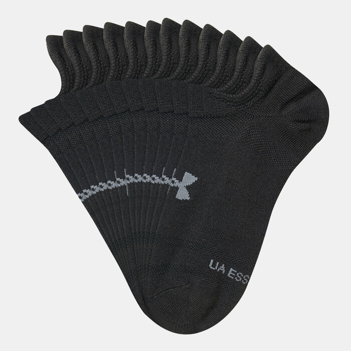 Under Armour Essential No-Show Socks (6 Pairs) Black Under Armour Essential No-Show Socks (6 Pairs) Black image number 0