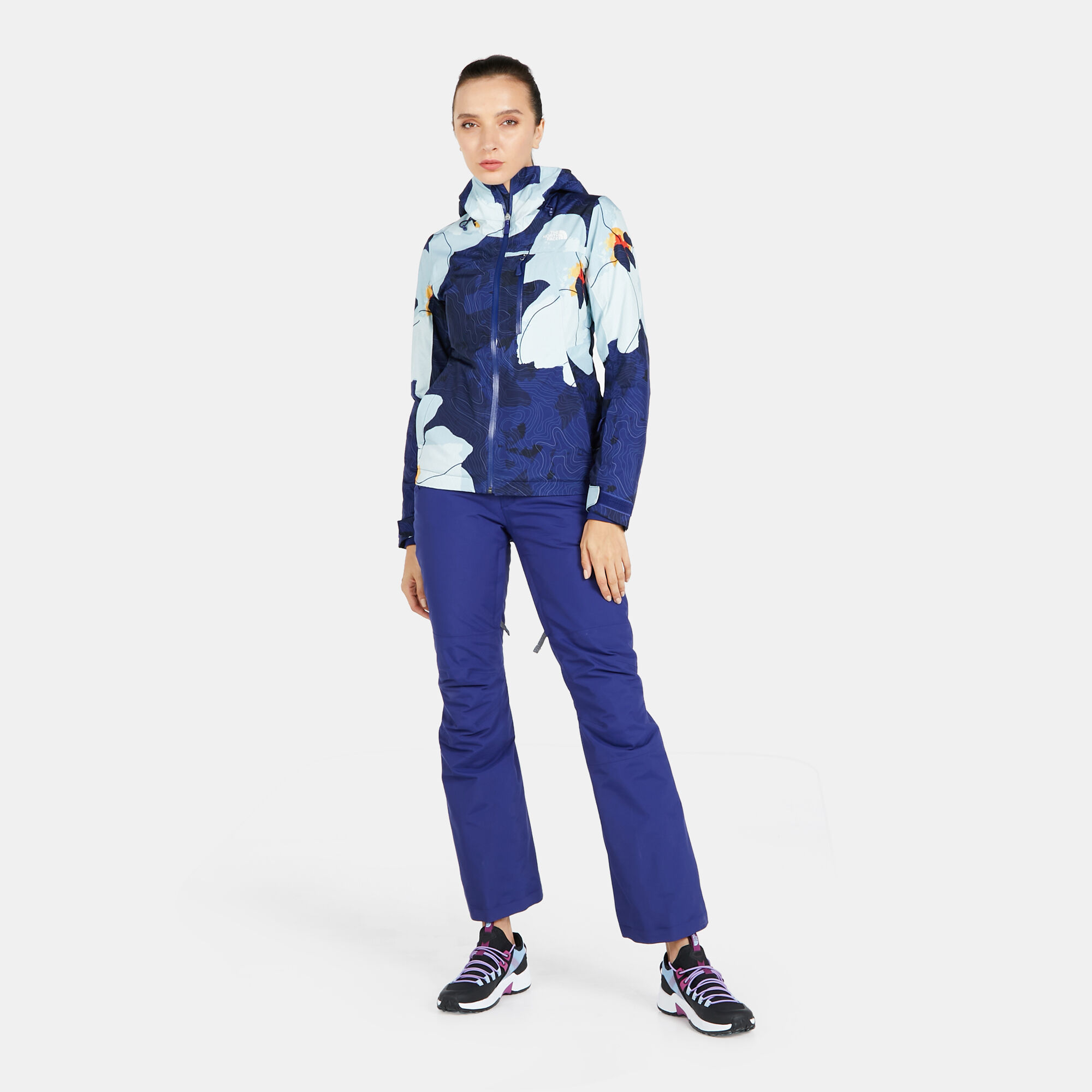 North face flag clearance blue rom print