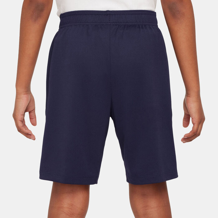 Nike Kids' FC Barcelona Strike Knit Football Shorts Purple Nike Kids' FC Barcelona Strike Knit Football Shorts Purple image number 1