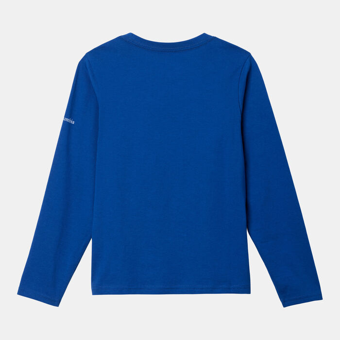Columbia Kids' Dobson Pass Graphic T-Shirt Blue image number 1