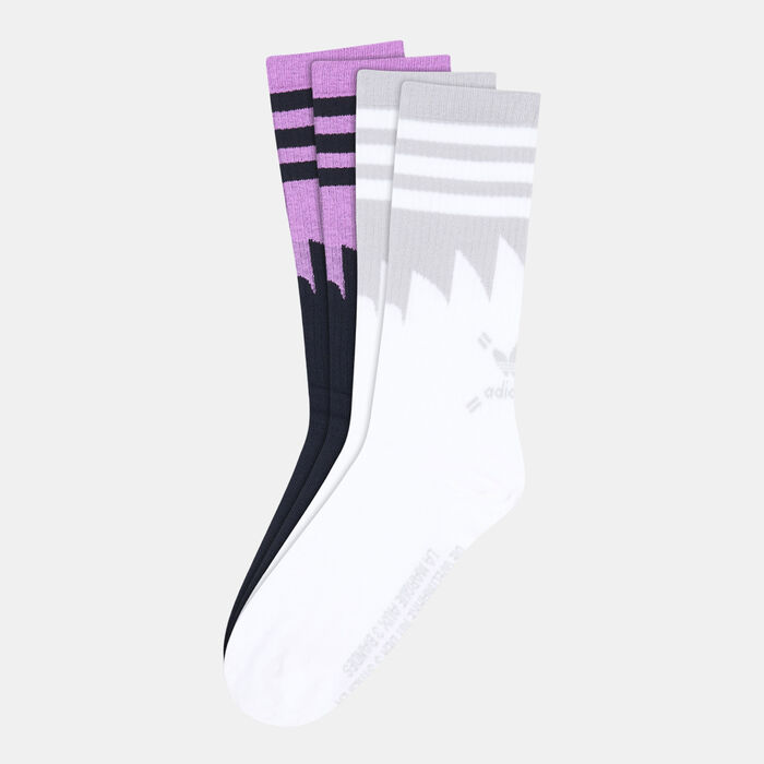 adidas Originals Rekive Crew Socks (2 Pack) Black adidas Originals Rekive Crew Socks (2 Pack) Black image number 0