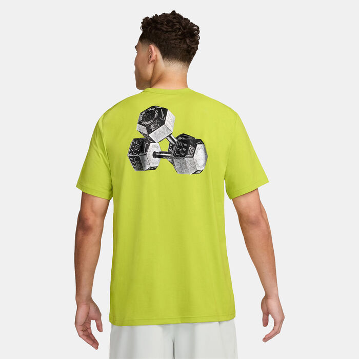 Nike Men's Hyverse Dri-FIT Graphic Training T-Shirt Green Nike Men's Hyverse Dri-FIT Graphic Training T-Shirt Green image number 1