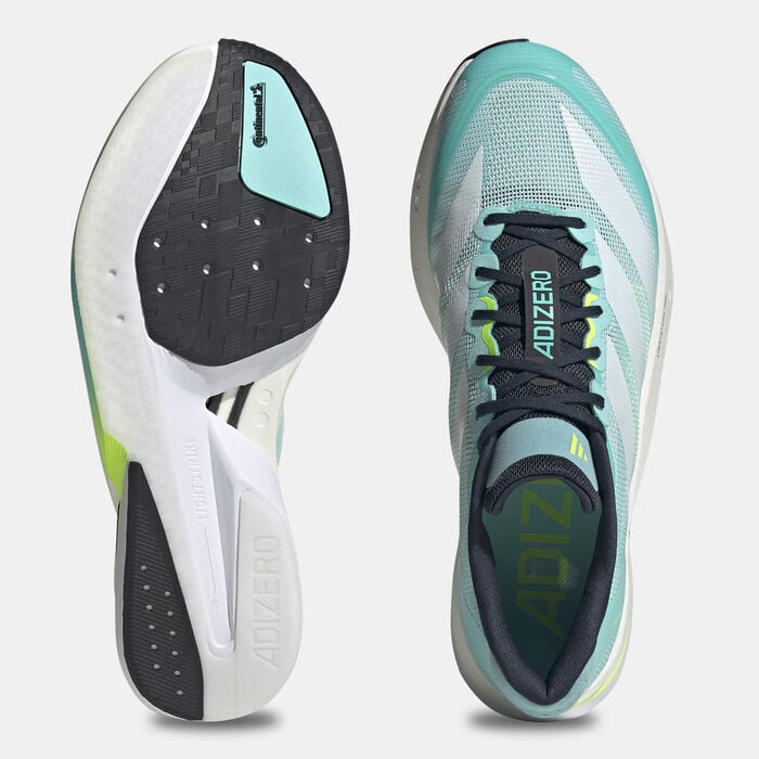 adidas Men's Adizero Boston 13 Shoes Blue adidas Men's Adizero Boston 13 Shoes Blue image number 3