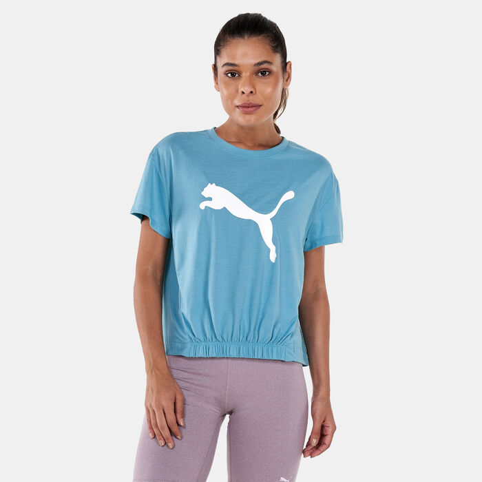 PUMA Women's Modern Sports Fashion T-Shirt Blue PUMA Women's Modern Sports Fashion T-Shirt Blue image number 0