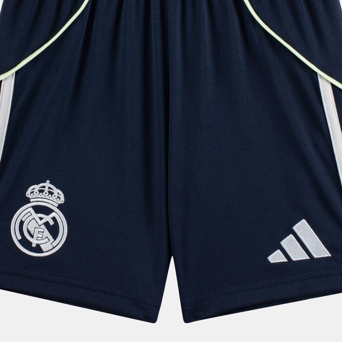adidas Kids' Real Madrid 25/26 Away Replica Football Shorts Blue adidas Kids' Real Madrid 25/26 Away Replica Football Shorts Blue image number 2