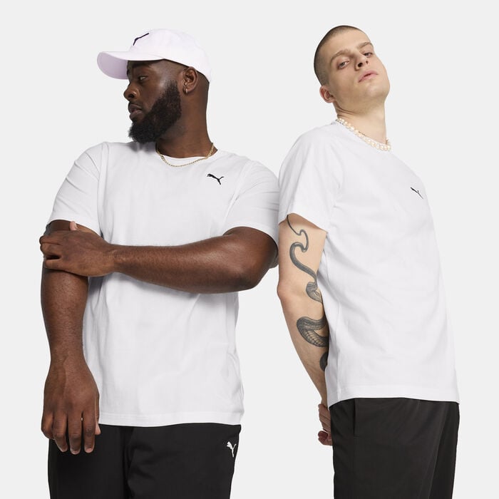 PUMA Men's Essentials Small Logo T-Shirt White PUMA Men's Essentials Small Logo T-Shirt White image number 0