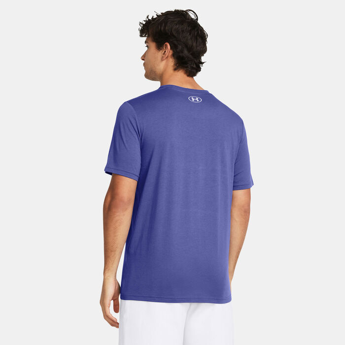 Under Armour Men's Team Issue Wordmark T-Shirt Purple Under Armour Men's Team Issue Wordmark T-Shirt Purple image number 1