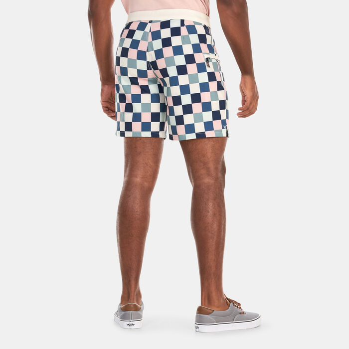 Vans Men's Daily Check 17-Inch Boardshorts White Vans Men's Daily Check 17-Inch Boardshorts White image number 1