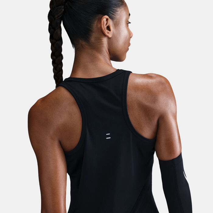 Nike Women's Tempo Dri-FIT Running Tank Top Black Nike Women's Tempo Dri-FIT Running Tank Top Black image number 5