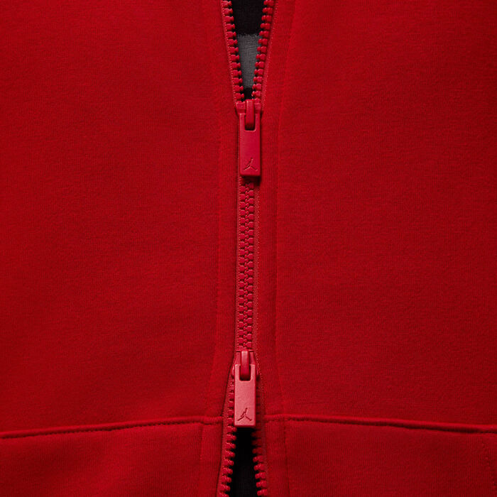 Jordan Men's Brooklyn Fleece Full-Zip Hoodie Red image number 4