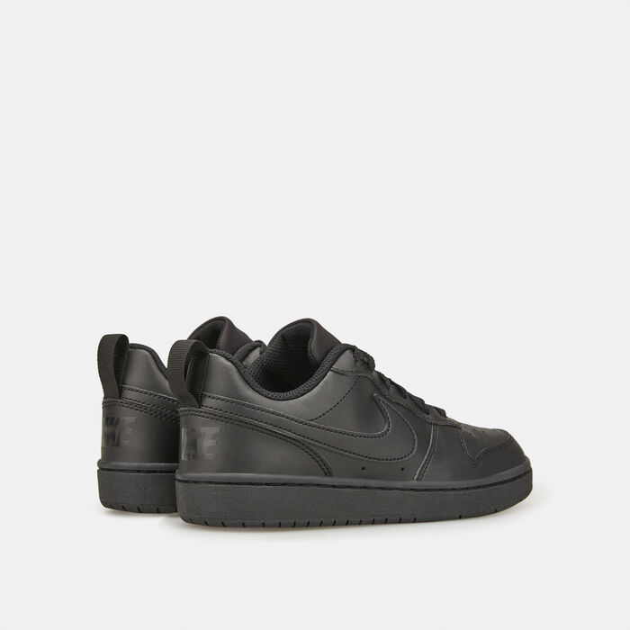 Nike Kids' Court Borough Low Recraft Shoes Black Nike Kids' Court Borough Low Recraft Shoes Black image number 2