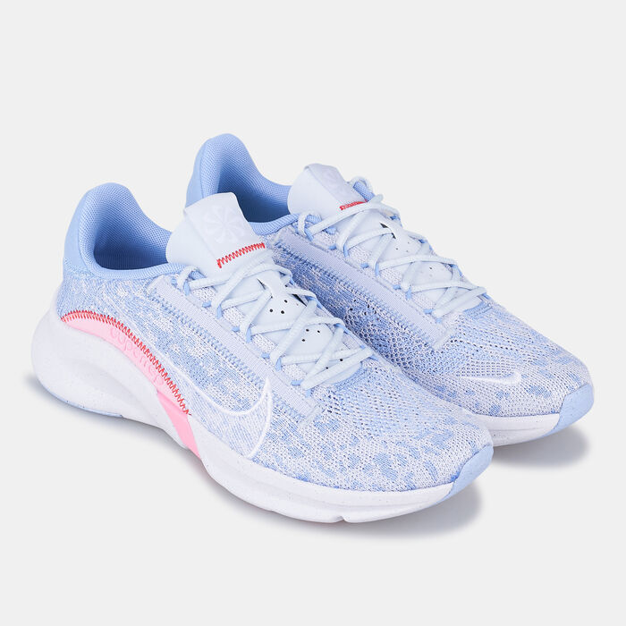 Nike Women's SuperRep Go 3 Flyknit Next Nature Training Shoe Blue Nike Women's SuperRep Go 3 Flyknit Next Nature Training Shoe Blue image number 1