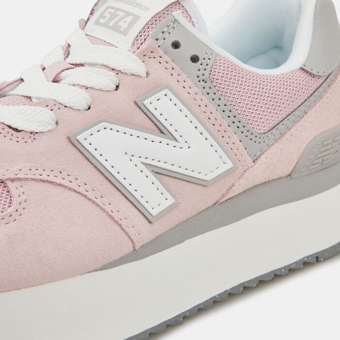 New Balance Women's 574 Shoe Pink image number 4