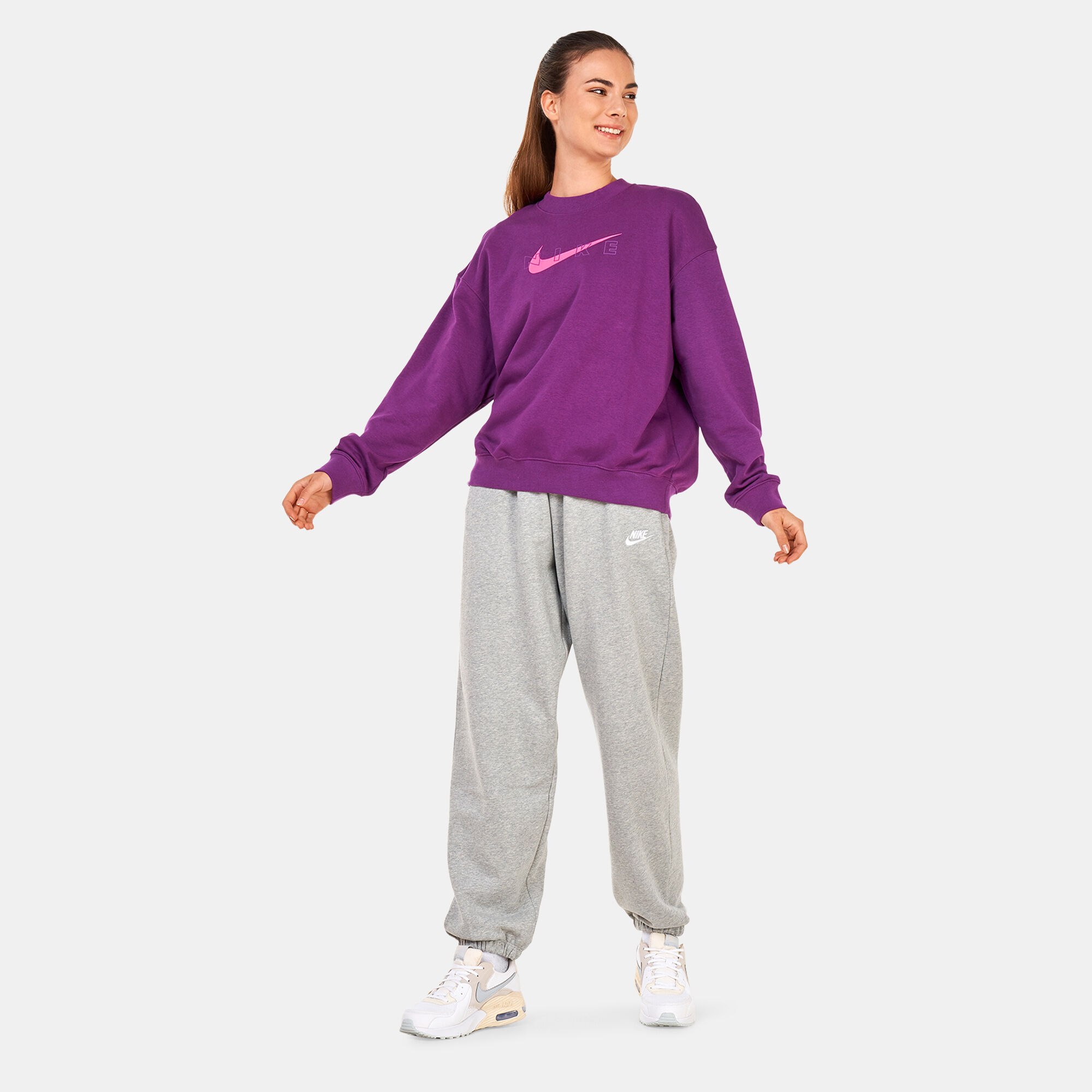 Lavender nike crewneck 2025