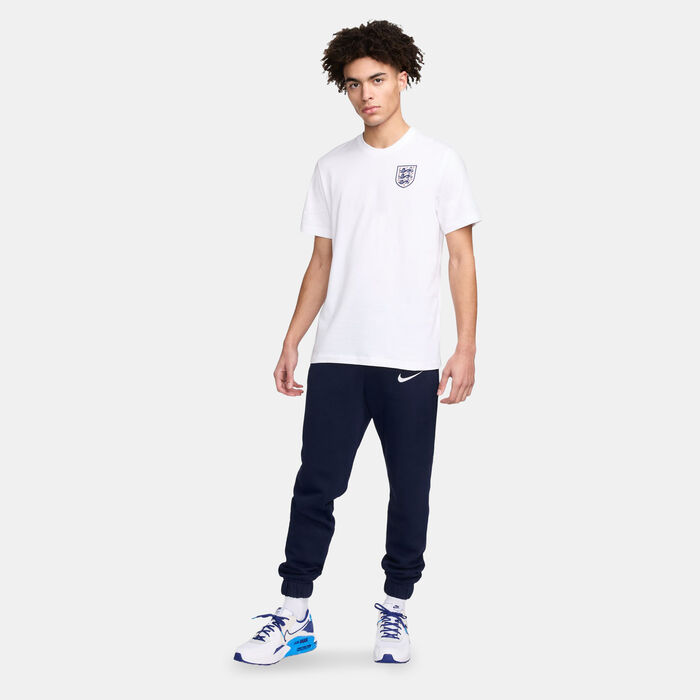 Nike Men's England Football Crest T-Shirt White Nike Men's England Football Crest T-Shirt White image number 2