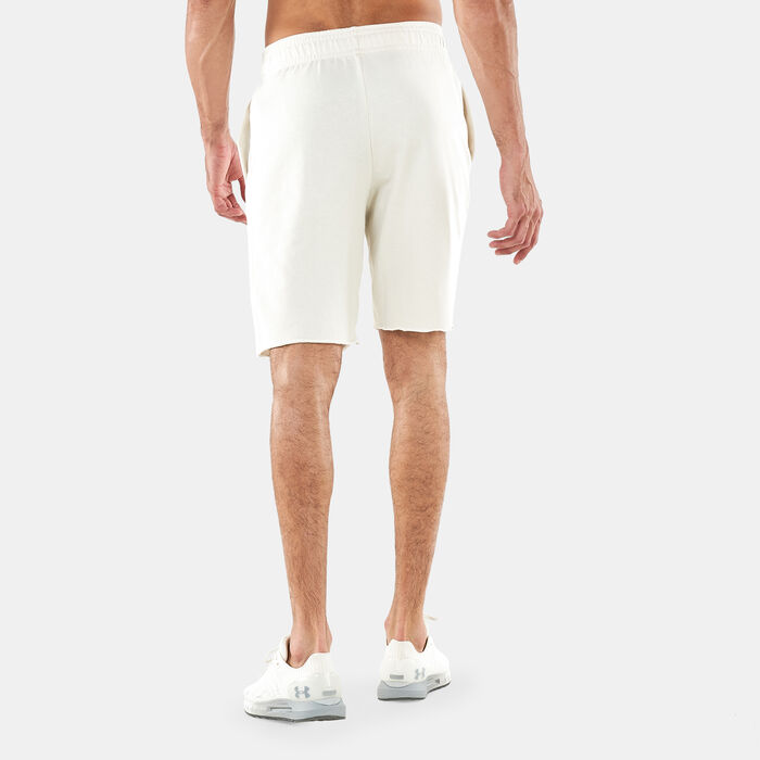 Under Armour Men's Rival Terry Shorts Beige Under Armour Men's Rival Terry Shorts Beige image number 1