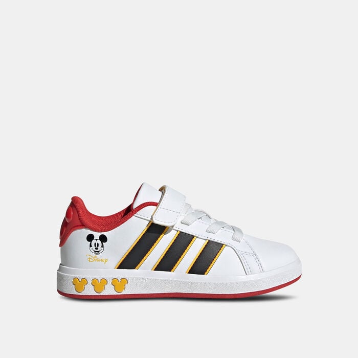 adidas Kids' Disney Mickey Mouse Grand Court Shoes White adidas Kids' Disney Mickey Mouse Grand Court Shoes White image number 0