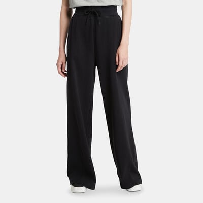 Timberland Women's Wide-Leg Pants Black Timberland Women's Wide-Leg Pants Black